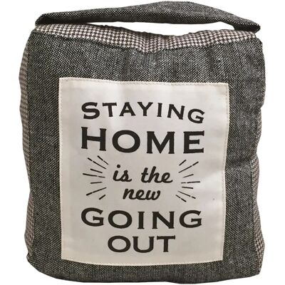 Fermaporta in tessuto con sabbia Staying Home - Going Out Fermaporta in tessuto con sabbia Staying Home - Going Out