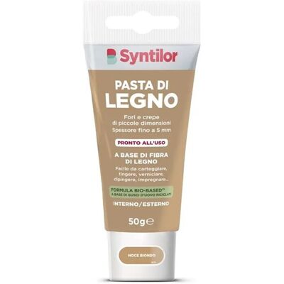 Syntilor Pasta di legno 50 gr noce biondo Syntilor Pasta di legno 50 gr noce biondo