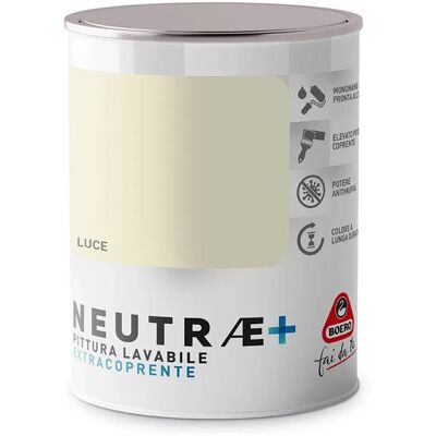 Boero Pittura lavabile antimuffa opaca per pareti 1l Neutrae Boero Pittura lavabile antimuffa opaca per pareti 1l Neutrae