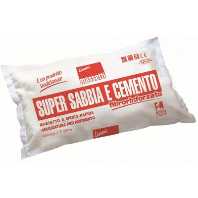 Super sabbia e cemento fibrorinforzato 25 kg Super sabbia e cemento fibrorinforzato 25 kg