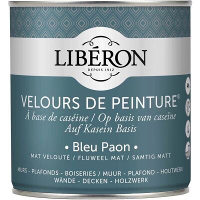 Liberon Idropittura lavabile Blu scuro Bleu Paon 0,5 l Liberon Idropittura lavabile Blu scuro Bleu Paon 0,5 l