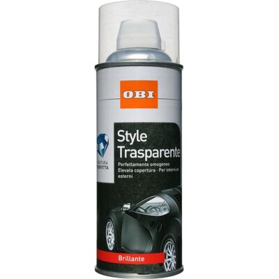 Obi vernice spray Style brillante trasparente 400 ml Obi vernice spray Style brillante trasparente 400 ml