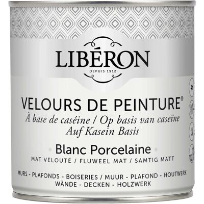 Liberon Idropittura lavabile Bianco porcellana Blanc Porcelaine 0,5 l Liberon Idropittura lavabile Bianco porcellana Blanc Porcelaine 0,5 l