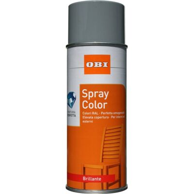 Obi vernice spray grigio argento RAL 7001 brillante 400 ml Obi vernice spray grigio argento RAL 7001 brillante 400 ml