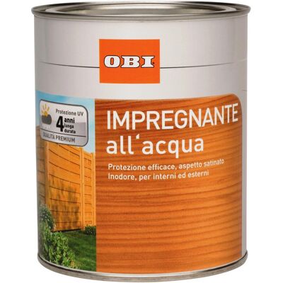 Obi Impregnante all`acqua Noce chiaro 2,5 l Obi Impregnante all`acqua Noce chiaro 2,5 l