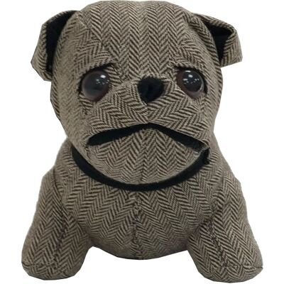Fermaporta in tessuto con sabbia forma Cane Bulldog Fermaporta in tessuto con sabbia forma Cane Bulldog
