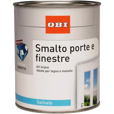 OBI - Smalto per porte e finestre - Bianco opaco - 750 ml - Smalto per porte e finestre OBI - Smalto per porte e finestre - Bianco opaco - 750 ml - Smalto per porte e finestre