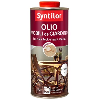 Syntilor Olio per Mobili da Giardino 1 l Syntilor Olio per Mobili da Giardino 1 l