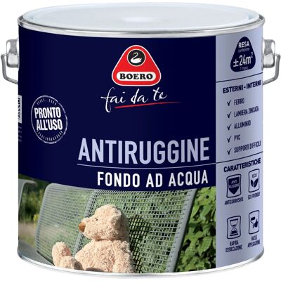 Boero antiruggine Fondo ad acqua 2 lt Boero antiruggine Fondo ad acqua 2 lt