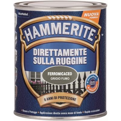 Hammerite - Ferromicaceo - Grigio fumo - 250 ml - Paint Hammerite - Ferromicaceo - Grigio fumo - 250 ml - Paint