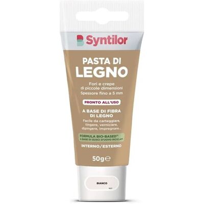 Syntilor Pasta di legno 50 gr bianco Syntilor Pasta di legno 50 gr bianco