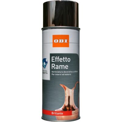 Obi vernice spray brillante effetto rame 400 ml Obi vernice spray brillante effetto rame 400 ml