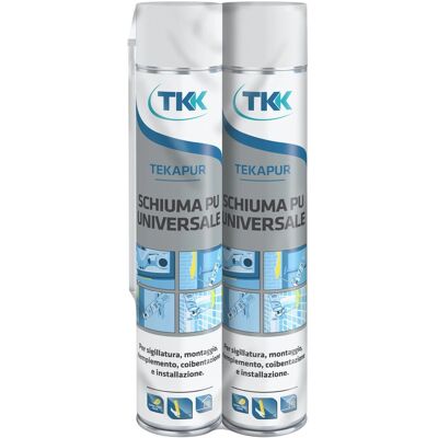 Schiuma poliuretanica Tekapur manuale 750 g 2 pz Schiuma poliuretanica Tekapur manuale 750 g 2 pz