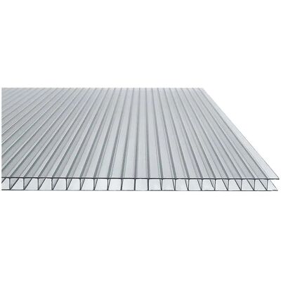 Onduline Lastra in policarbonato alveolare 98x200 cm sp 4 mm trasparente Onduline Lastra in policarbonato alveolare 98x200 cm sp 4 mm trasparente