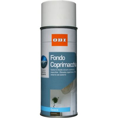 Obi fondo spray Coprimacchia opaco bianco 400 ml Obi fondo spray Coprimacchia opaco bianco 400 ml