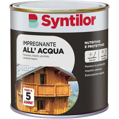 Syntilor - Impregnante per legno ad acqua douglas scuro 0,5 l - Douglas dark - 0,5 L - Wood sealant Syntilor - Impregnante per legno ad acqua douglas scuro 0,5 l - Douglas dark - 0,5 L - Wood sealant
