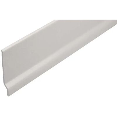 Arcansas Battiscopa in PVC satinato Batiplast 2 m grigio chiaro Arcansas Battiscopa in PVC satinato Batiplast 2 m grigio chiaro