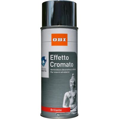 Obi vernice spray brillante effetto cromato 400 ml Obi vernice spray brillante effetto cromato 400 ml