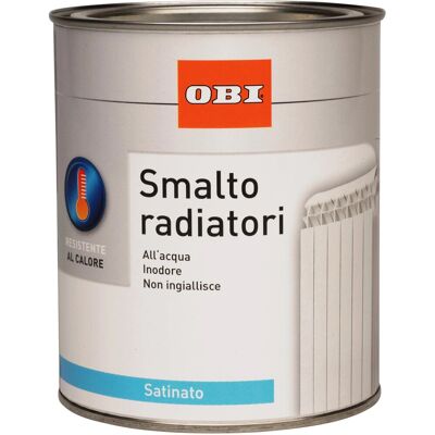 Obi Smalto per radiatori bianco satinato 750 ml Obi Smalto per radiatori bianco satinato 750 ml