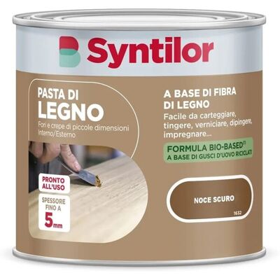 Syntilor Pasta di legno 500 gr noce scuro Syntilor Pasta di legno 500 gr noce scuro