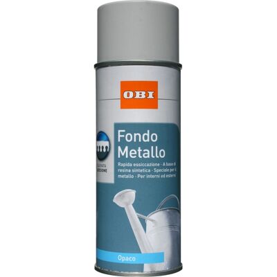 Obi fondo spray Metallo opaco grigio 400 ml Obi fondo spray Metallo opaco grigio 400 ml