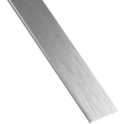 Arcansas Profilo piatto 1 m 20x2 mm alluminio naturale anodizzato Arcansas Profilo piatto 1 m 20x2 mm alluminio naturale anodizzato