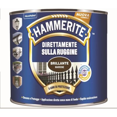 Hammerite Smalto brillante marrone 250 ml Hammerite Smalto brillante marrone 250 ml