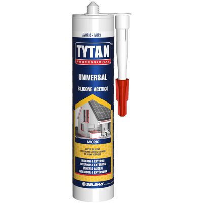 Tytan Sigillante Acetico Universale antimuffa avorio 280 ml Tytan Sigillante Acetico Universale antimuffa avorio 280 ml