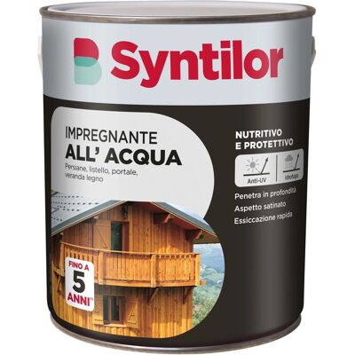 Syntilor Impregnante per legno ad acqua noce scuro 5 l Syntilor Impregnante per legno ad acqua noce scuro 5 l