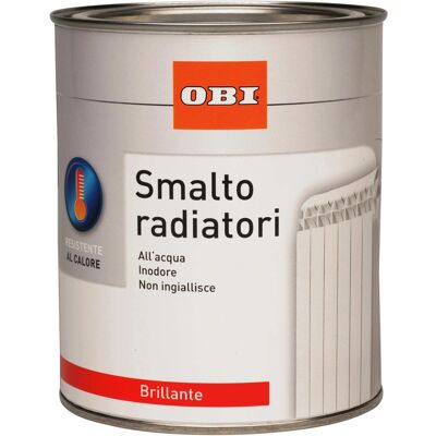 Obi Smalto per radiatori bianco brillante 2,5 l Obi Smalto per radiatori bianco brillante 2,5 l