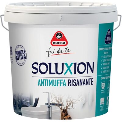 Boero Idropittura antimuffa risanante Soluzion 10 l bianco Boero Idropittura antimuffa risanante Soluzion 10 l bianco