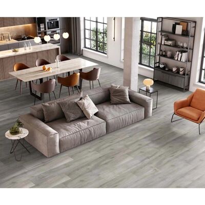 Kaindl Pavimento SPC Sand Dune Oak grigio medio sp 4+1 mm 128x19,2 cm Kaindl Pavimento SPC Sand Dune Oak grigio medio sp 4+1 mm 128x19,2 cm
