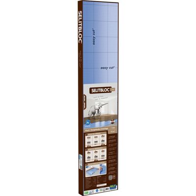 - Isolante acustico Selitbloc® sottopavimento 1 mm 15 m² - Isolante acustico Selitbloc® sottopavimento 1 mm 15 m²