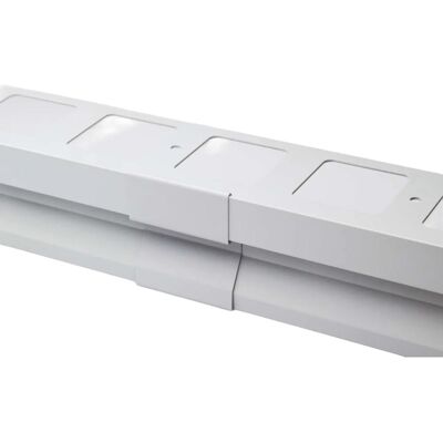 Arcansas Gocciolatoio balcone alluminio ral 9010 sp 12 mm L 2,70 m Arcansas Gocciolatoio balcone alluminio ral 9010 sp 12 mm L 2,70 m