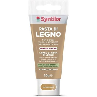 Syntilor Pasta di legno 50 gr rovere dorato Syntilor Pasta di legno 50 gr rovere dorato