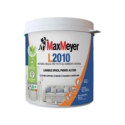 Maxmeyer Pittura lavabile L2010 bianca 0,75 l Maxmeyer Pittura lavabile L2010 bianca 0,75 l
