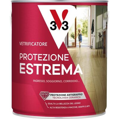 V33 Vernice incolore satinata per parquet - 2,5L V33 Vernice incolore satinata per parquet - 2,5L