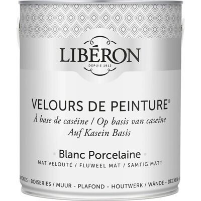 Liberon Idropittura lavabile Bianco porcellana Blanc Porcelaine 2,5 l Liberon Idropittura lavabile Bianco porcellana Blanc Porcelaine 2,5 l