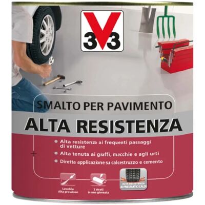 V33 Smalto per Pavimenti ad Alta Resistenza - Interno, Garage, 0,5L V33 Smalto per Pavimenti ad Alta Resistenza - Interno, Garage, 0,5L