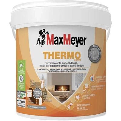 Maxmeyer Pittura termica anticondensa Thermo active bianco 4 l Maxmeyer Pittura termica anticondensa Thermo active bianco 4 l