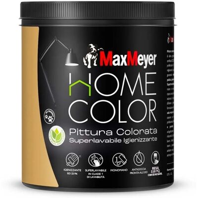 Maxmeyer Pittura home color superlavabile igienizzante oro 0,75 l Maxmeyer Pittura home color superlavabile igienizzante oro 0,75 l