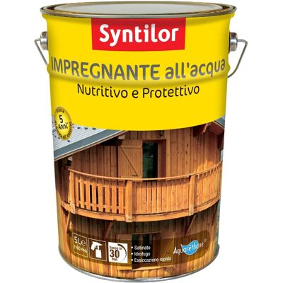 Syntilor Impregnante per legno ad acqua teak 5 l Syntilor Impregnante per legno ad acqua teak 5 l
