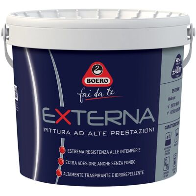 Boero Pittura per rivestimento esterno Externa bianco 4 l Boero Pittura per rivestimento esterno Externa bianco 4 l