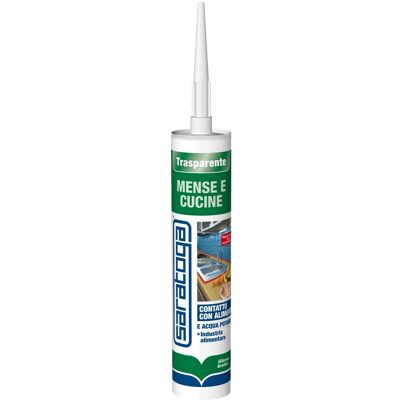 Saratoga Silicone sigillante Mense Cucine 280 ml Saratoga Silicone sigillante Mense Cucine 280 ml