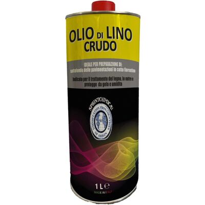 - Olio di lino crudo vegetale 1 lt - Olio di lino crudo vegetale 1 lt