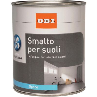 OBI - Smalto pavimenti - Grigio argentato - 2,5 L - Floor Paint OBI - Smalto pavimenti - Grigio argentato - 2,5 L - Floor Paint