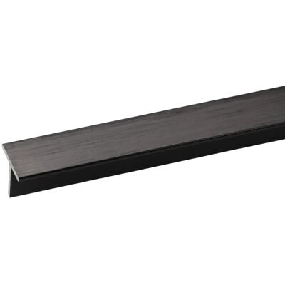Arcansas Profilo a T 1 m 15x15 mm alluminio anodizzato nero Arcansas Profilo a T 1 m 15x15 mm alluminio anodizzato nero