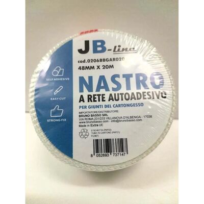 - Nastro a rete coprigiunto autoadesivo in fibra di vetro 20 ml - Nastro a rete coprigiunto autoadesivo in fibra di vetro 20 ml