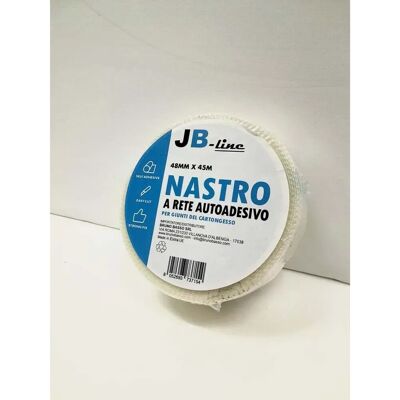 - Nastro a rete coprigiunto autoadesivo in fibra di vetro 45 ml - Nastro a rete coprigiunto autoadesivo in fibra di vetro 45 ml