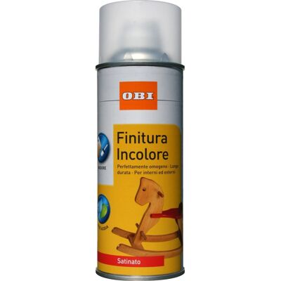 OBI - VerniceSpray - Incolore satinata - 400 ml - Paint spray OBI - VerniceSpray - Incolore satinata - 400 ml - Paint spray